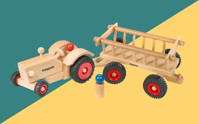 Fagus wooden vehicles from Germany | Robust Holzautos