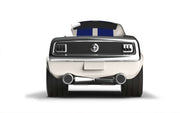 Baghera Ford Mustang beige Spielzeig Rennauto Rückansicht