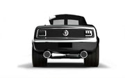 Baghera Ford Mustang schwarz Spielzeig Rennauto Rückansicht