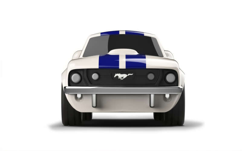 Baghera Spielzeugauto Ford Mustang beige Sportwagen