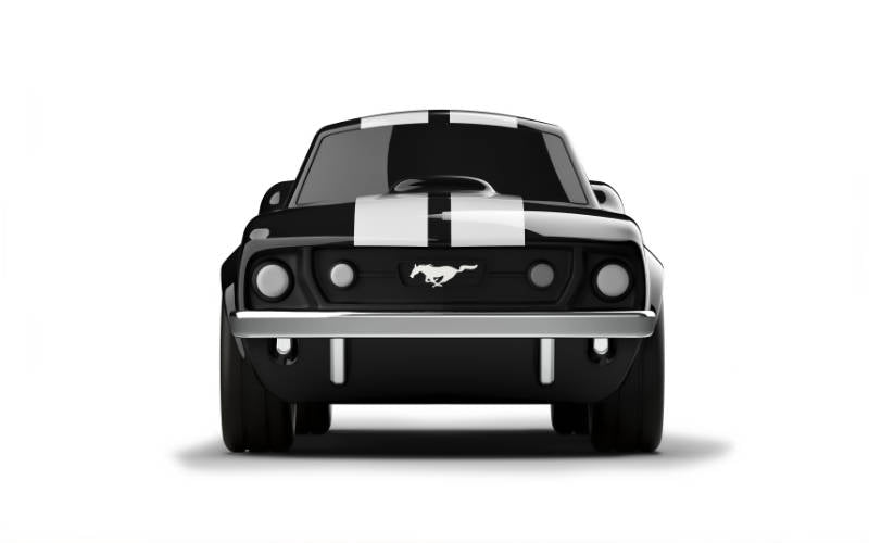 Baghera Spielzeugauto Ford Mustang schwarz Sportwagen