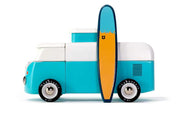 Candylab Toys VW Beach Bus in Ocean Blau | Holzspielzeug Volkswagen Campervan