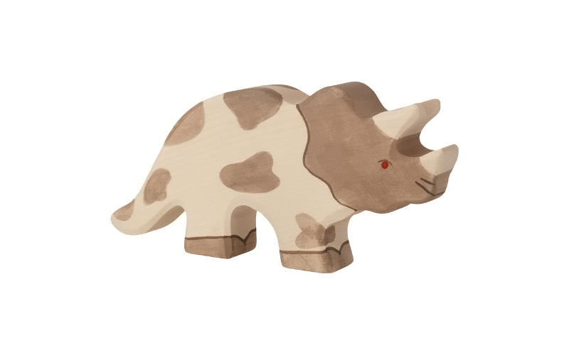 Dinosaurier Triceratops Aus Holz HOLZTIGER Dino Holzfigur Dinosaurier Triceratops Aus Holz HOLZTIGER Dino Holzfigur