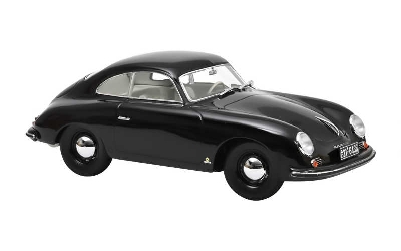 PORSCHE 356 Coupé 1954 Black 1/18 Norev 187451 Coupe PORSCHE 356 Coupé 1954 Black 1/18 Norev 187451 Coupe