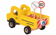 Goki Baumaschinen Holzspielzeug für Kinder