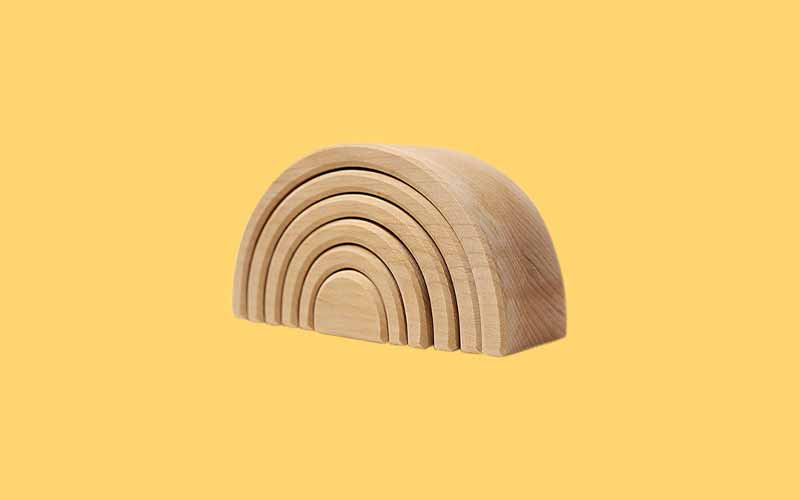 Grimm's Rainbow Nature parts Grimm's wooden toys