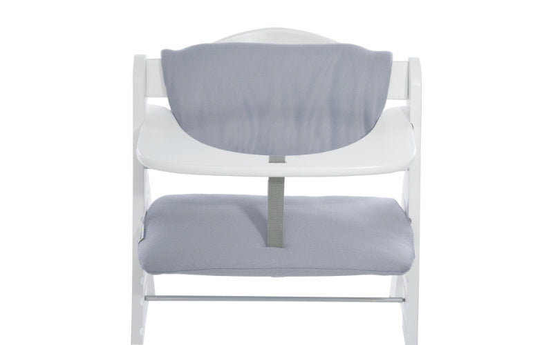 Hauck high chair seat cushion deluxe grey Alpha Plus Sitzauflage