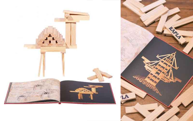 Kapla Costruire Giochi Di Legno Set Costruzione Batibloc Classic