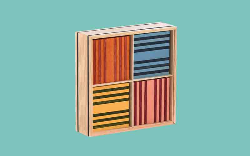 KAPLA 100 stone box Octocolor