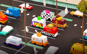 Holzautos Candylab Toys Candyvan Foodtrucks aus Holz