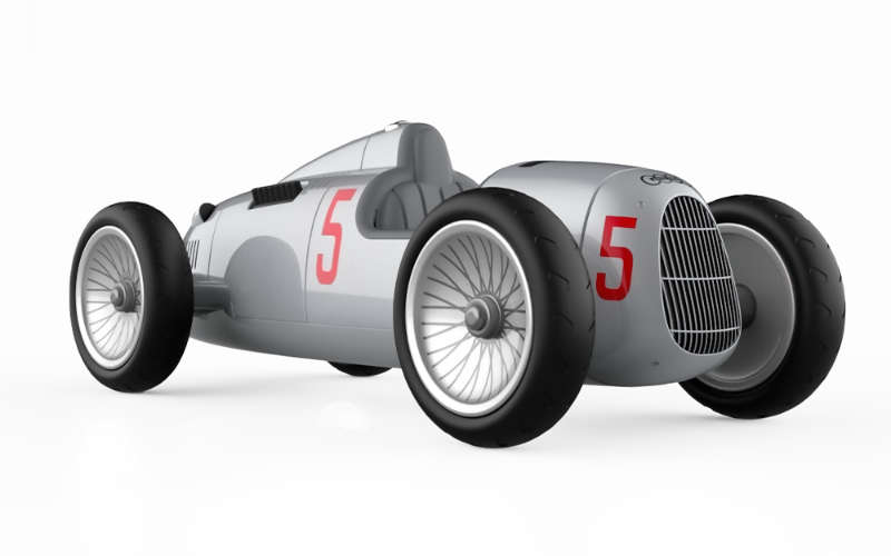 Auto Union Typ C Rennwagen Silber | Baghera