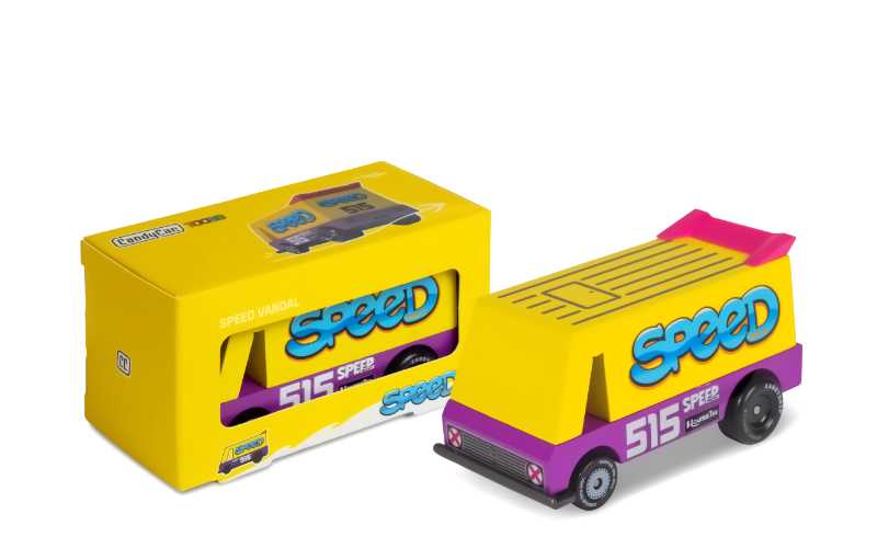 Candycar Holzauto Speed Vandal von Candylab Toys mit Verpackung