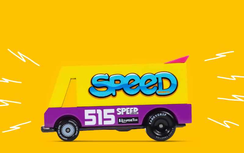 Candycar Holzauto Speed Vandal von Candylab Toys | Toons Spielzeugauto
