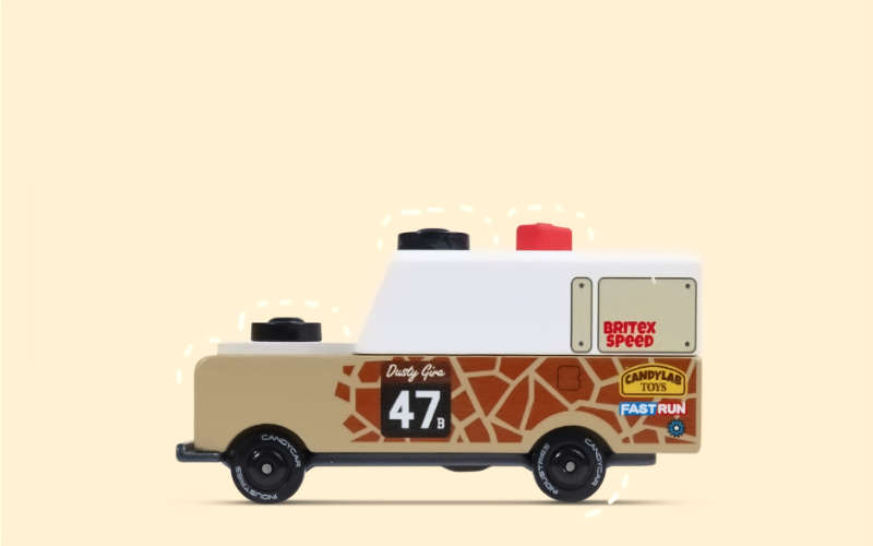 Safari Gira TOONS™ Candycar® | Candylab Toys