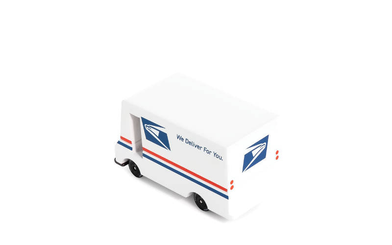 Candylab Toys Candycar USPS Mailvan aus Holz zum Spielen
