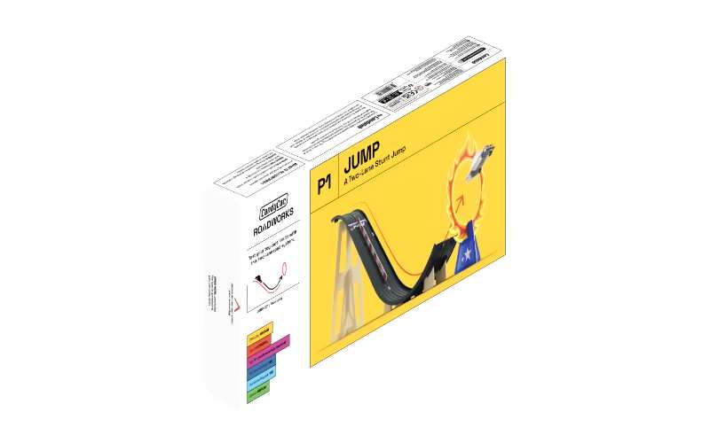 Candycar Jump Playset von Candylab Toys – Holzauto mit Sprungschanze