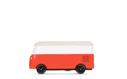 Candylab Toys Candycar Volkswagen VW Bus T1 in Cinnamon rot aus Holz | Spielzeugauto