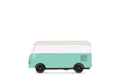 Candylab Toys Candycar Volkswagen VW Bus T1 in Surfline Teal aus Holz | Spielzeugauto