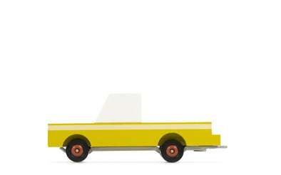 Candylab Toys Coyote Pickup | Candycar® Holzauto mit magnetischer Anhängerkupplung