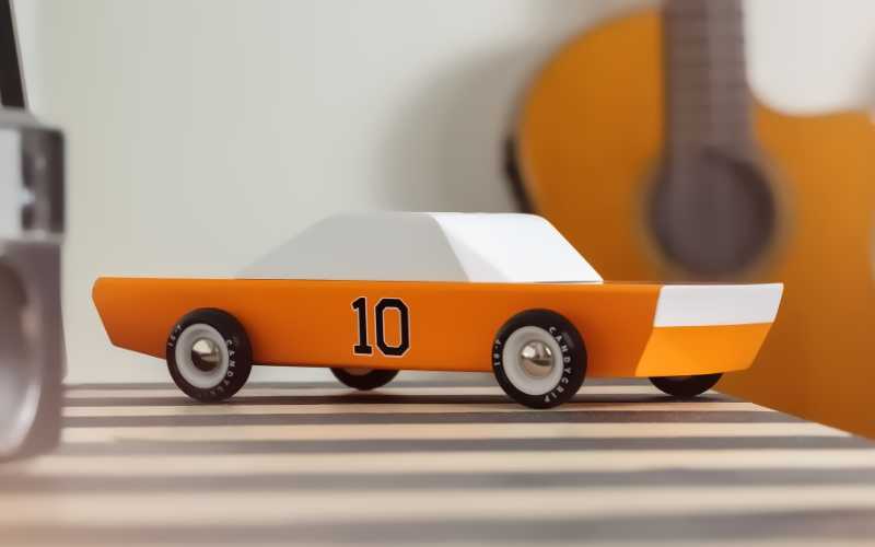 Candylab Toys Mints GT-10 | Oranges Musclecar Holzauto