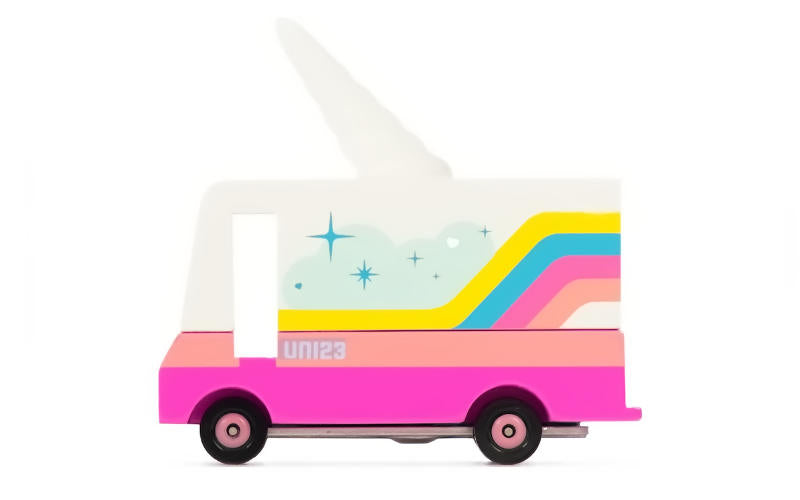 Candylab Toys Unicorn Van | Candycar Holzauto Einhorn Van
