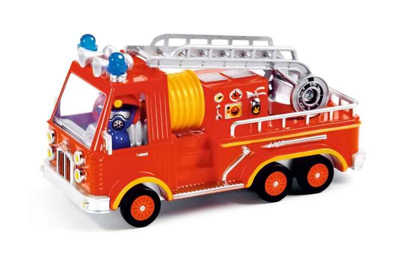 Crazy Motors Captain Fire Diecast Car | Djeco