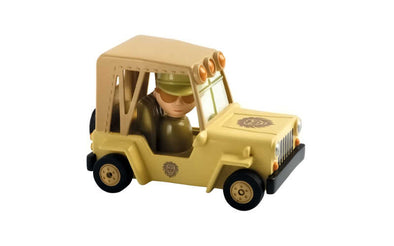 Djeco Crazy Motors Lion Safari Spielzeugauto | Diecast Auto zum Spielen