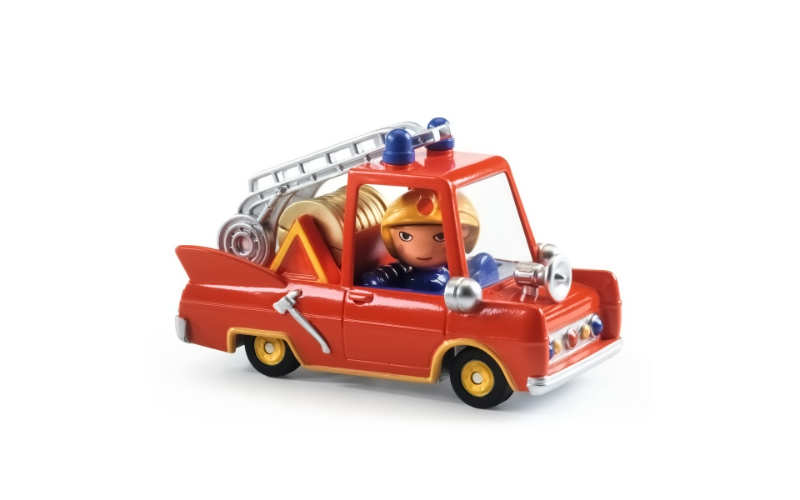 Crazy Motors Little Fire Truck Diecast Car | Djeco