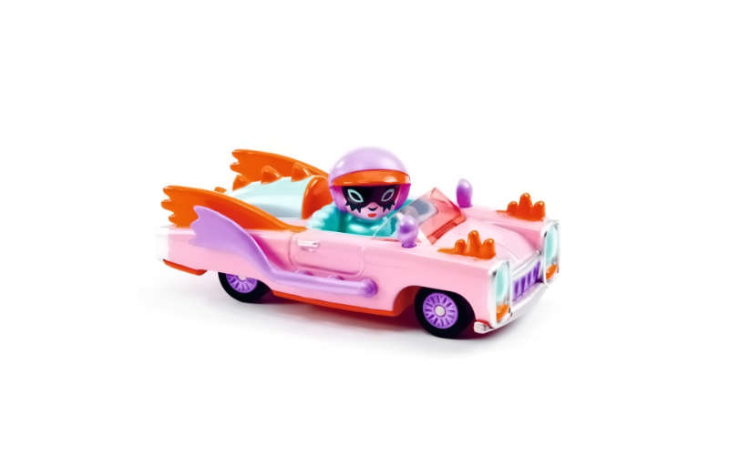 Crazy Motors Pink Lady Diecast Car | Djeco