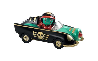Djeco Crazy Motors Pirate Wheels Spielzeugauto | Diecast Auto zum Spielen