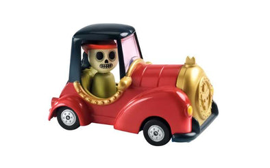 Djeco Crazy Motors Red Skull Spielzeugauto | Diecast Auto zum Spielen