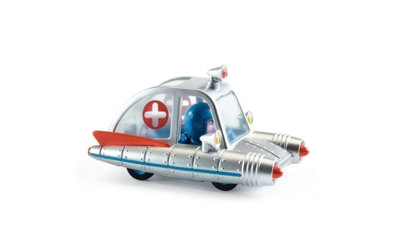 Crazy Motors Space Ambulance Diecast Car | Djeco