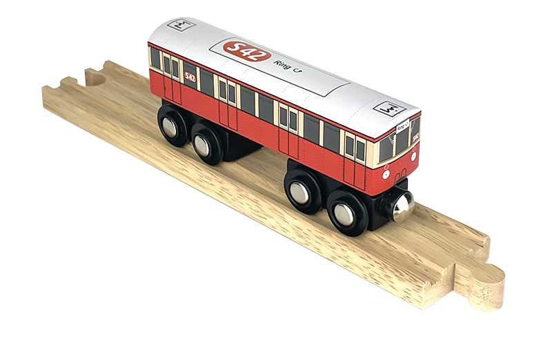 Holzeisenbahn Berliner S-Bahn S42 (historisch) Spielzeug Holzubahn von Tiny Trainz