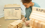 Holzspielzeug Kapla Holzbausteine 500 Steine Box für Kinder