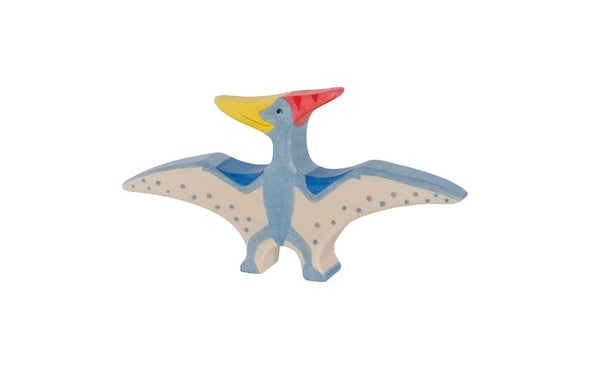 Holztiger Dinosaurier Pteranodon aus Holz | Dino Holzfigur zum Spielen