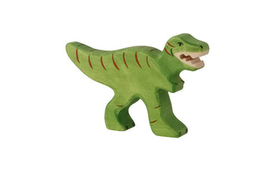 Holztiger Dinosaurier Tyrannosaurus Rex aus Holz | Dino Holzfigur zum Spielen