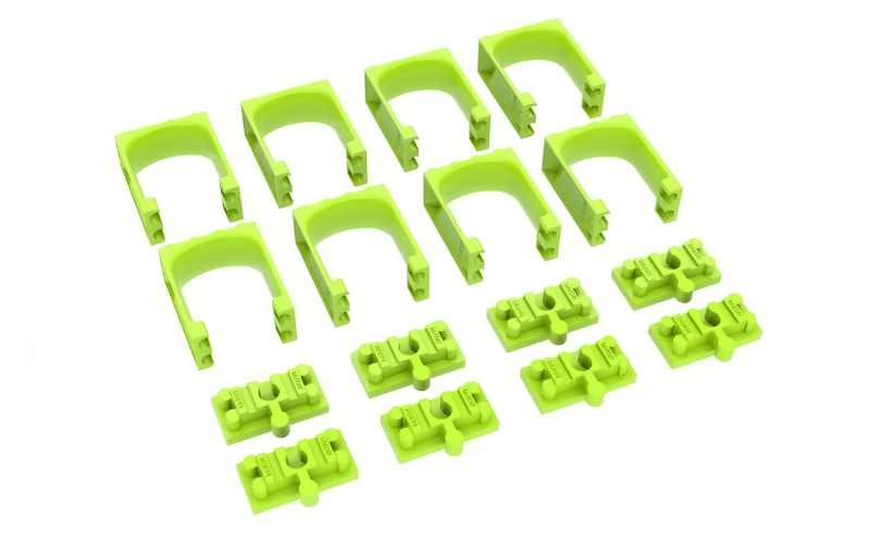 Klemmbaustein Adapter für große Holzeisenbahn | NOPPI Set "Brücken & Tunnel" von Neue Freunde