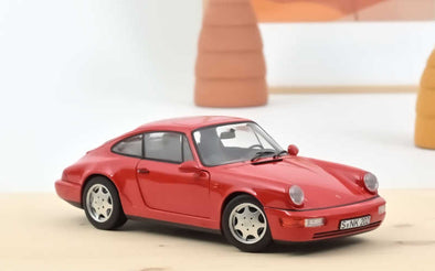 Modellauto des 1990er Porsche 911 Carrera 2 in rot | Norev 1:18 Automodelle