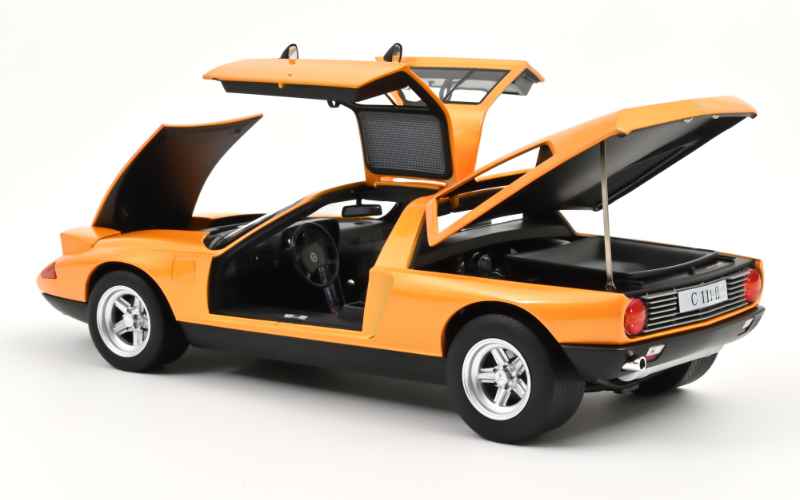 Norev Modellauto Mercedes Benz C 111 Weissherbst Metallic im 1-18 Maßstab