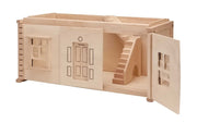 Plantoys viktorianisches Puppenhaus aus Holz Untergeschoss