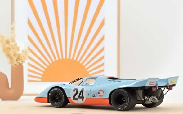 Porsche 917 K Modellaut im "Gulf" Livery | 1:12 Automodell von Norev