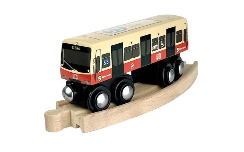 Spielzeugbahn Berliner S-Bahn S1 Holzeisenbahn von Tiny Trainz