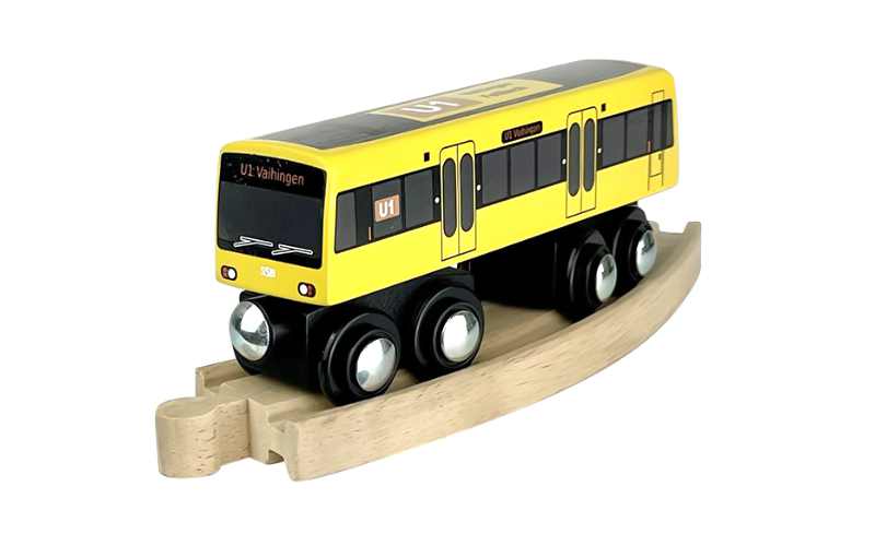 Spielzeugbahn Stuttgarter SSB U-Bahn U1 für die Holzeisenbahn