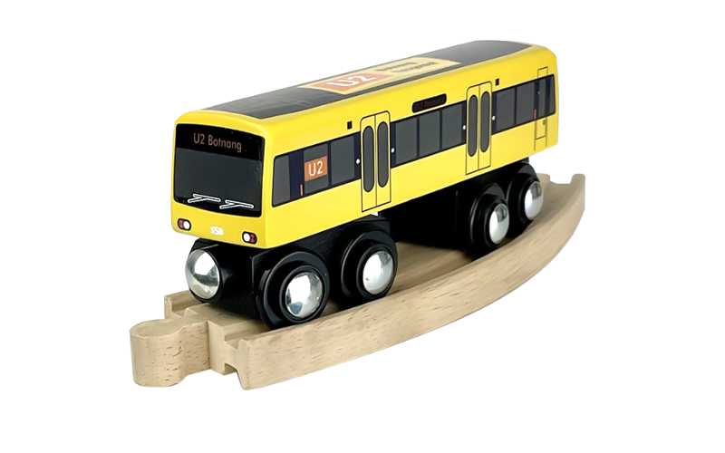 Spielzeugbahn Stuttgarter SSB U-Bahn U2 für die Holzeisenbahn