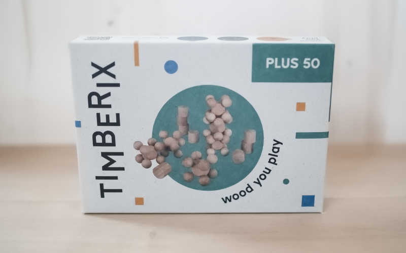TIMBERIX Plus 50 Verbinder Set | Holzbausteinverbinder für Konstruktionsbausteine aus Holz