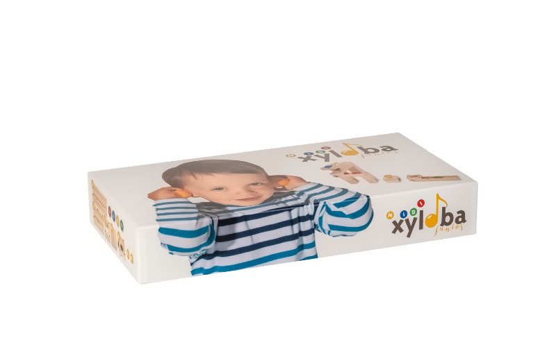 xyloba Junior MIDI 21 Teile Kugelbahn Verpackung
