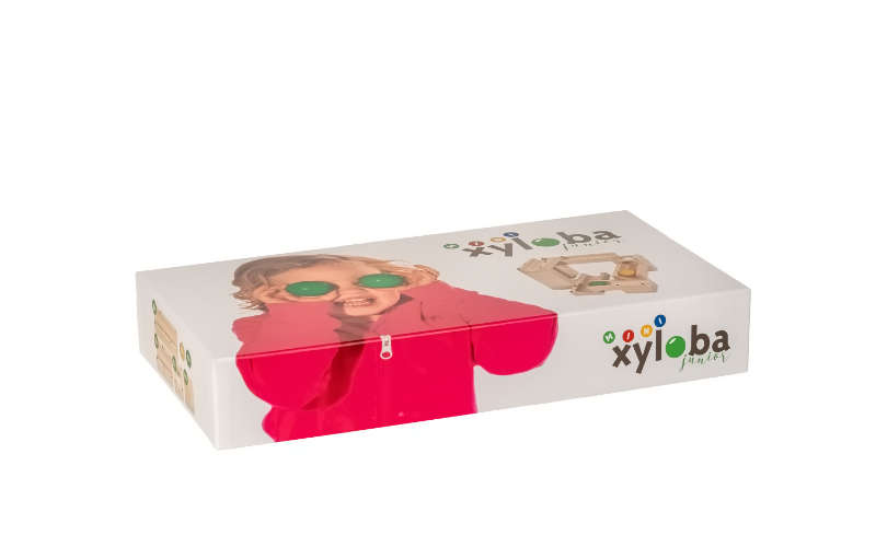 xyloba Junior MINI 15 Teile Kugelbahn Verpackung
