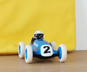 Spielzeugauto Playforever Loretino Monaco blauer Rennwagen