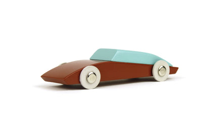 Floris Hovers Design-Rennflitzer aus Holz Holzauto 