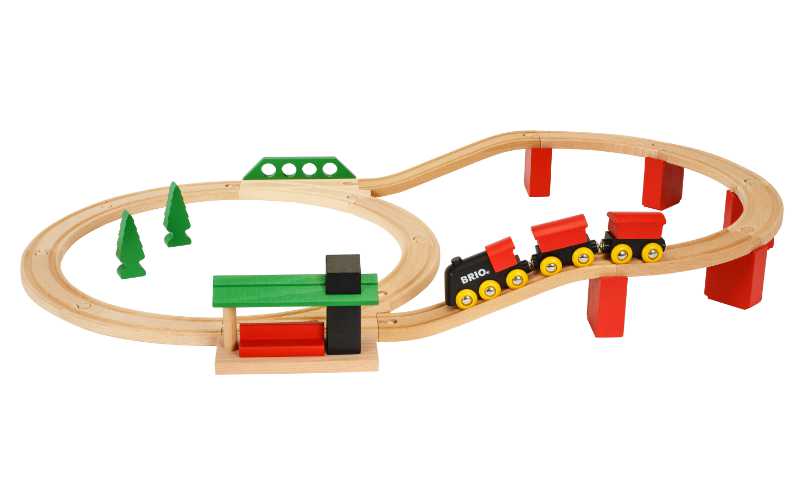 BRIO Eisenbahn Classic Deluxe Set | Spielzeug Holzeisenbahn von BRIO ...